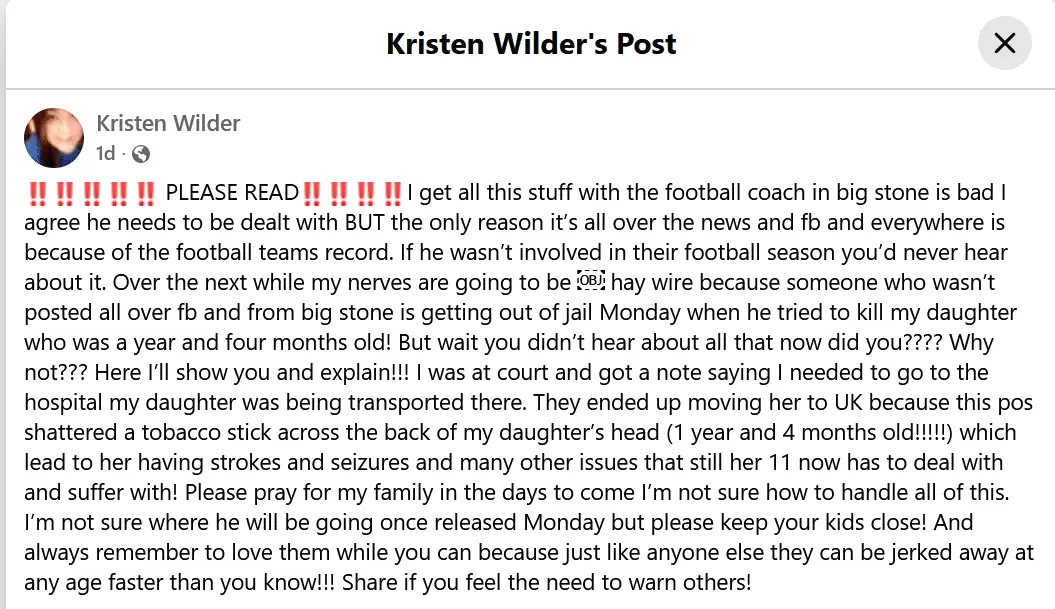 Man Who Almost Killed Baby Is About to Be Released and This Mom Is Terrified