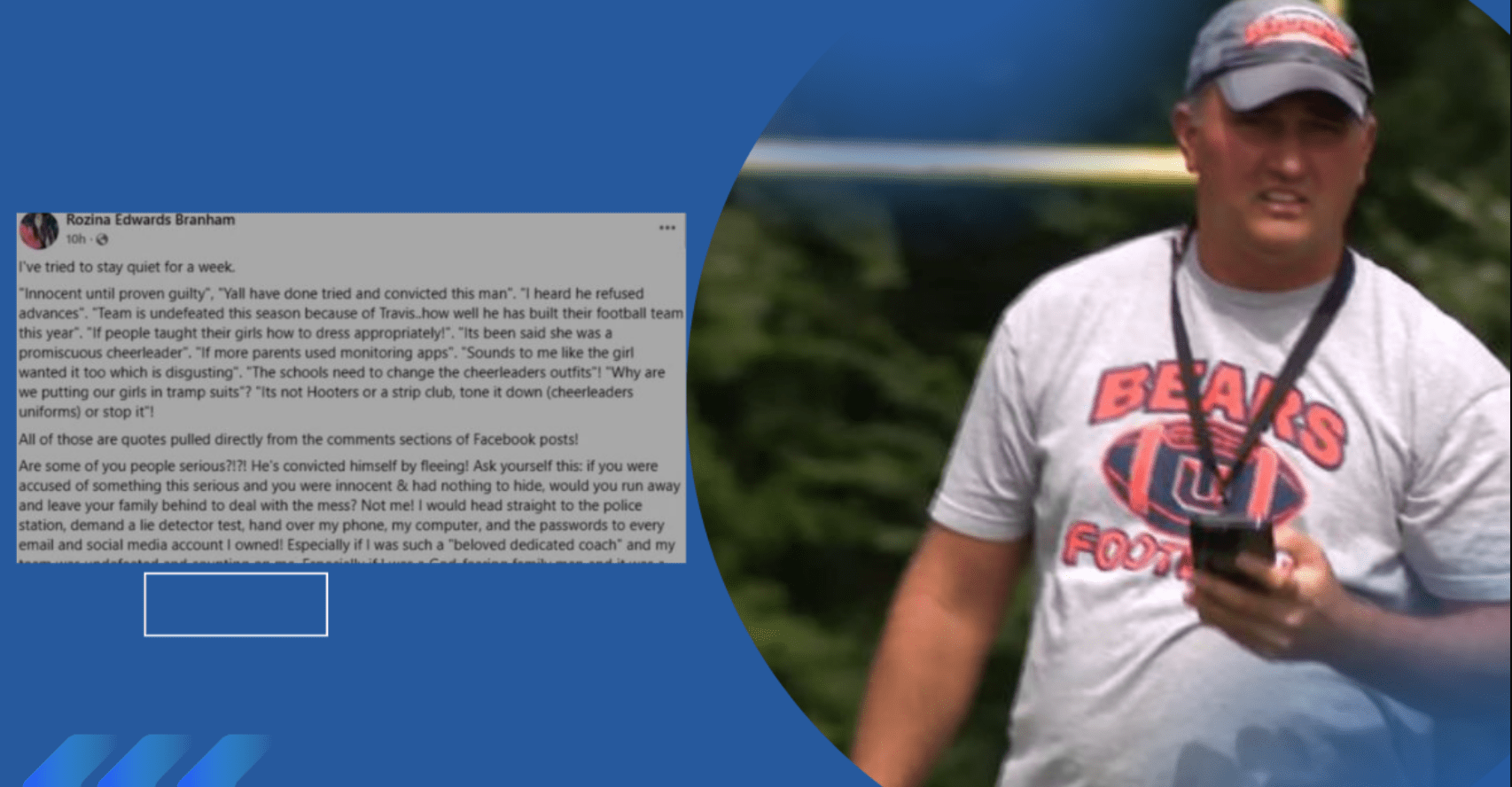 Town Focuses On Cheer Skirts While Coach Turner Runs From Charges