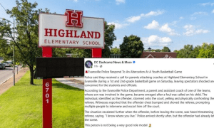 Evansville IN Parent Loses Control and Attacks Referee at Elementary Basketball Game