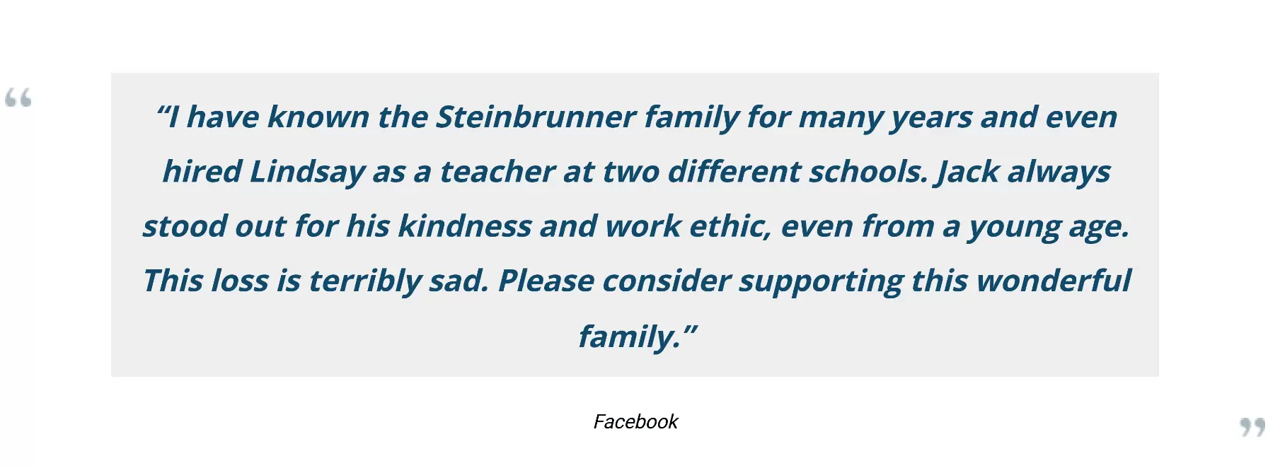 Remembering Brentsville District High School Lacrosse Player Jack Steinbrunner