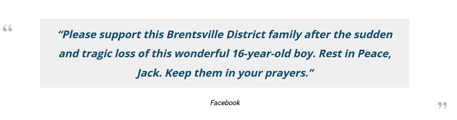 Remembering Brentsville District High School Lacrosse Player Jack Steinbrunner